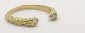 Anillo ondulado liso