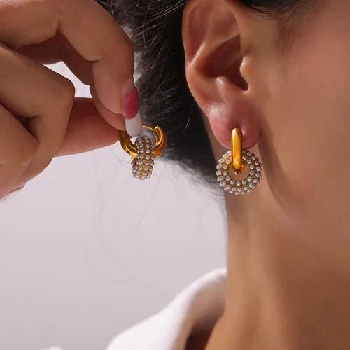 Aros con perlas