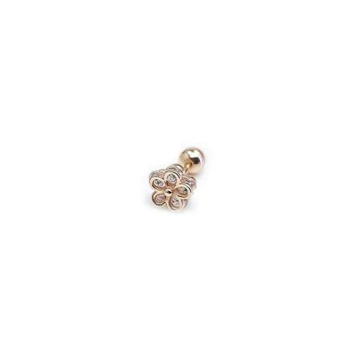 Aros flor con circones