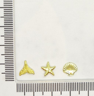 Aros mini mariposa y estrella