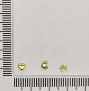 Aros mini corazón y estrella