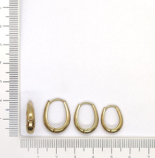 Aros tubo con bolitas grande