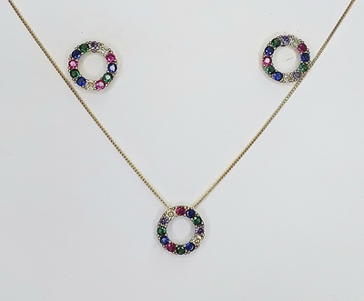 Conjunto redondo color