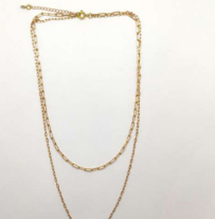 Collar largo con dije