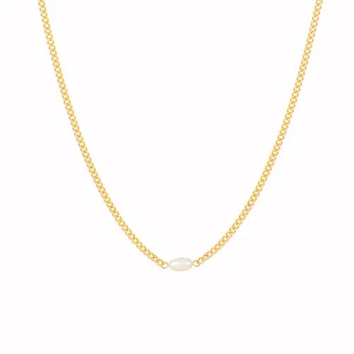 Collar con perlas
