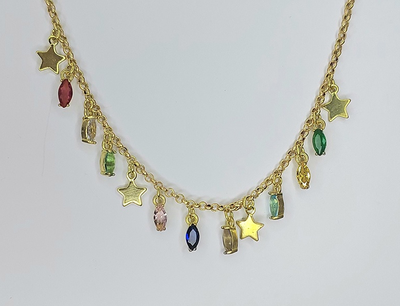 Gargantilla choker navette color
