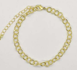 Pulsera cadena con bolitas